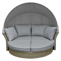 Gartenmuschel 193/75-167/101-175 cm