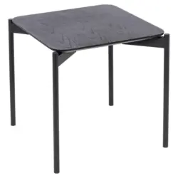 Beistelltisch in Holz, Metall 45/45/45 cm