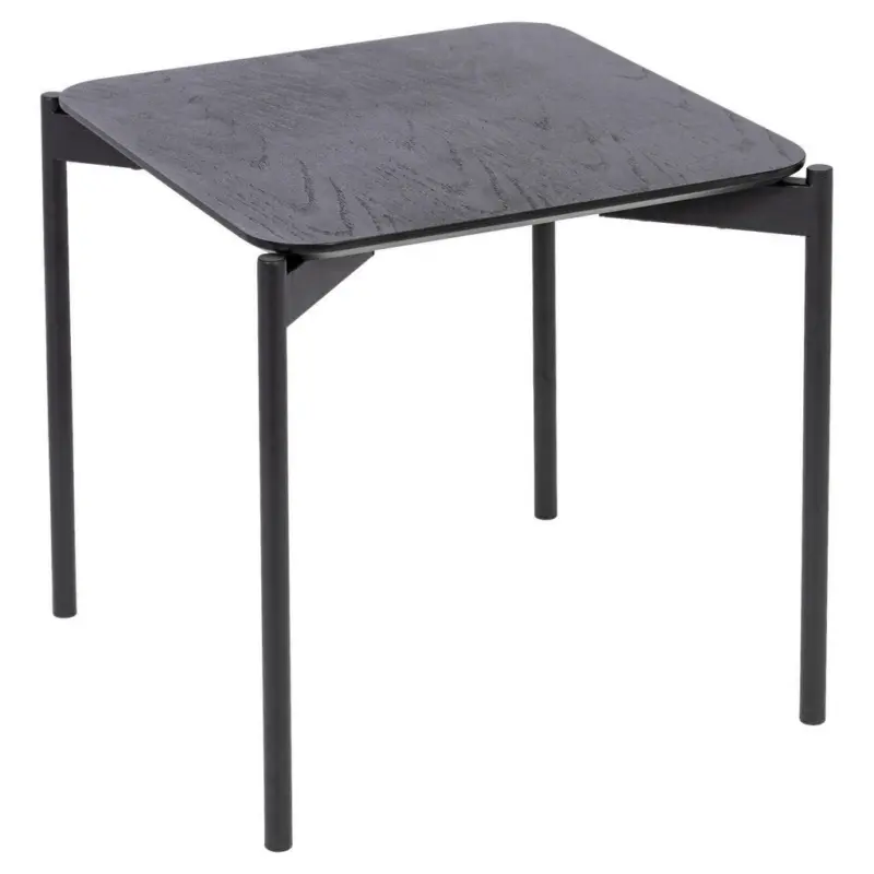 Beistelltisch in Holz, Metall 45/45/45 cm