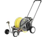 Hornbach Regnerwagen GEKA plus RW40 inkl. 40 m Schlauch, Kreis- und Sektorenregner V 80 aus Metall, GEKA® plus Armaturen aus Messing für eine Beregnungsfläche bis zu 1220 m²