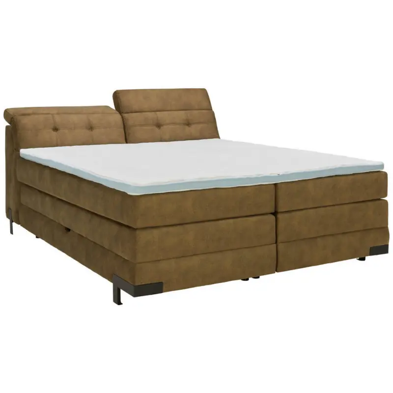 Boxspringbett 160/200 cm in Olivgrün
