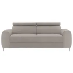 Dreisitzer-Sofa in Struktur Beige