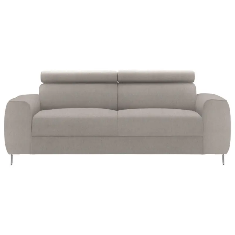 Dreisitzer-Sofa in Struktur Beige