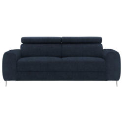 Dreisitzer-Sofa in Struktur Schwarz