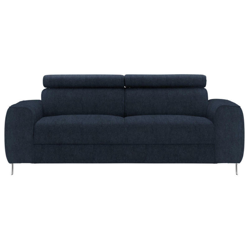 Dreisitzer-Sofa in Struktur Schwarz