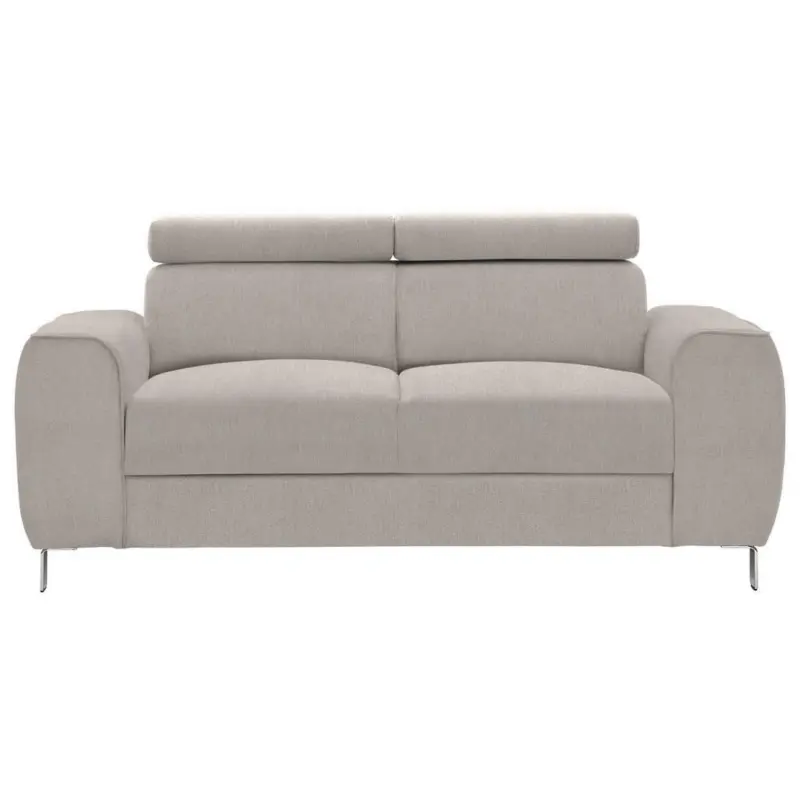 Zweisitzer-Sofa in Struktur Beige