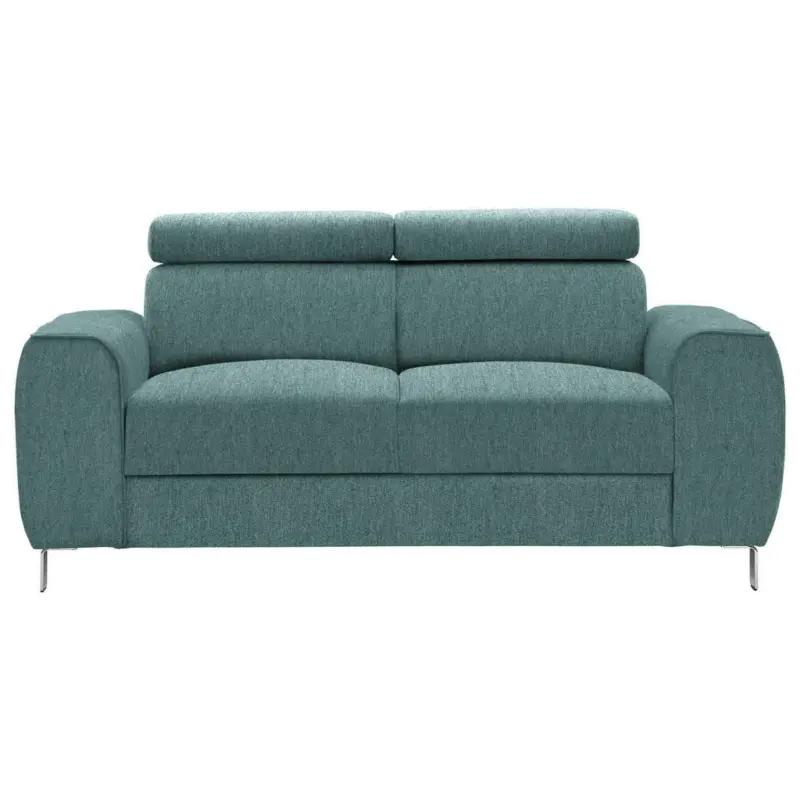 Zweisitzer-Sofa in Struktur T&uuml;rkis