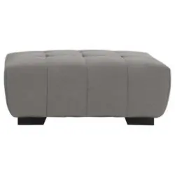 Hocker in Textil Grau