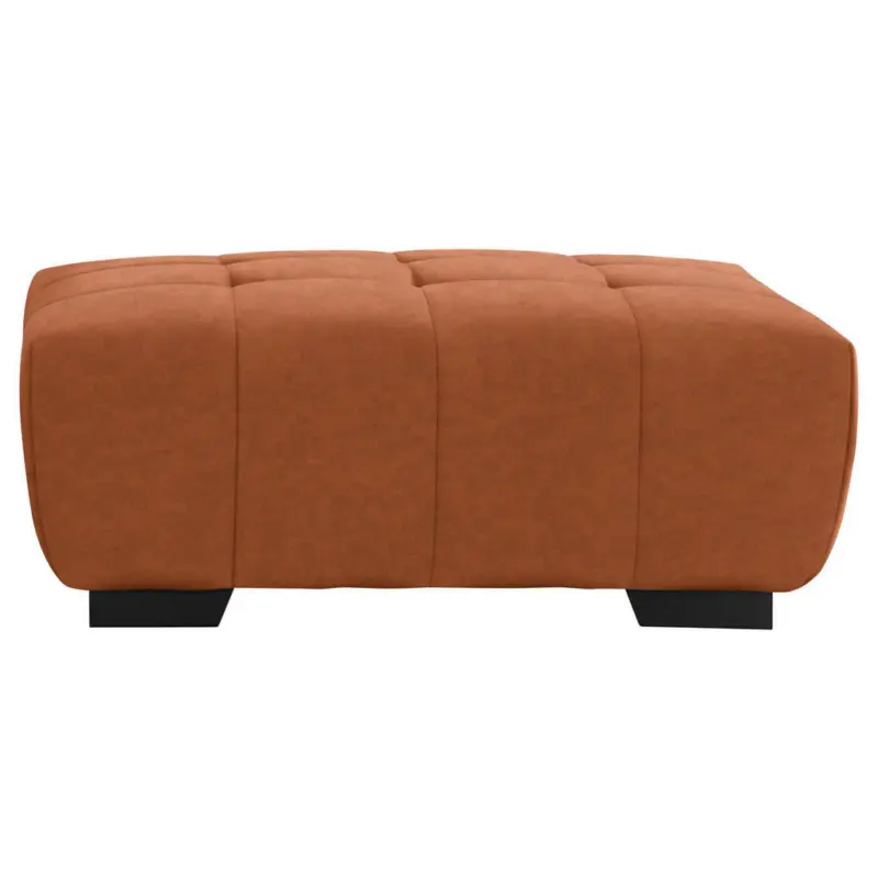 Hocker in Textil Orange
