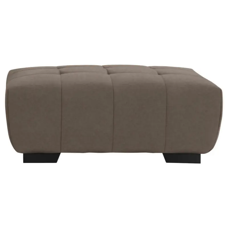Hocker in Textil Taupe