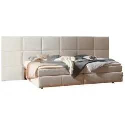Boxspringbett 240/220 cm in Beige