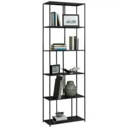 Regal 60/190/30 cm Schwarz