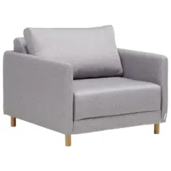 Schlafsessel in Webstoff Grau