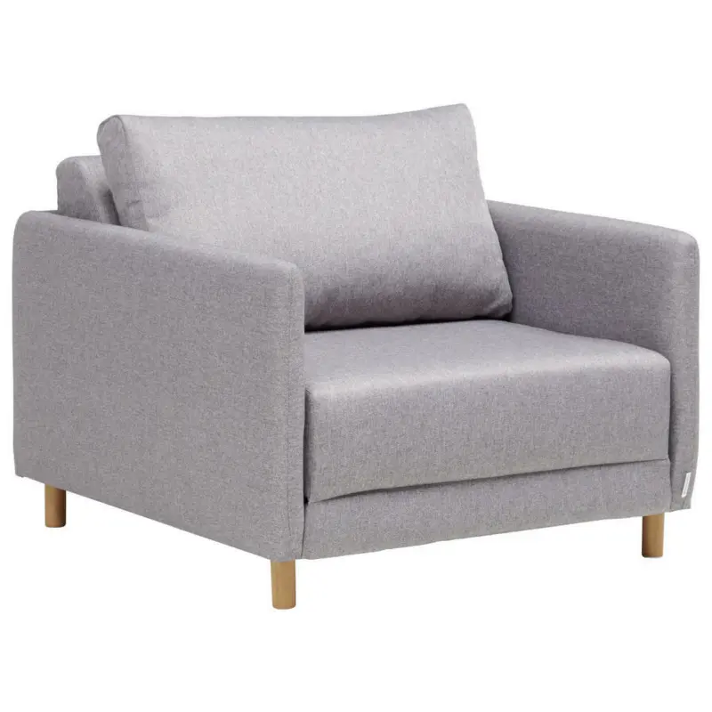 Schlafsessel in Webstoff Grau