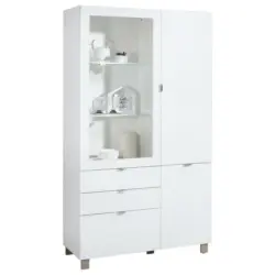 Vitrine in Wei&szlig;