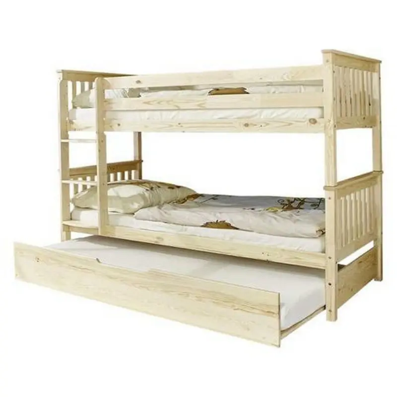 Etagenbett 90/200 cm Naturfarben