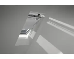 Velux Plissee-Faltstore solarbetrieben weiß uni FSC U04 1045SWL