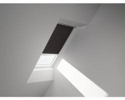 Velux Plissee-Faltstore solarbetrieben graphitgrau uni FSC MK04 1047SWL