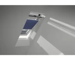 Velux Plissee-Faltstore solarbetrieben nachtblau uni FSC UK04 1156SWL