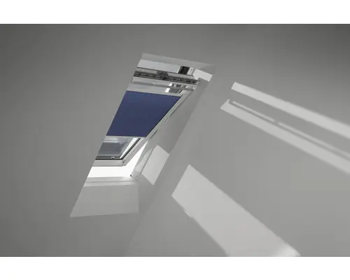 Velux Plissee-Faltstore solarbetrieben nachtblau uni FSC UK04 1156SWL