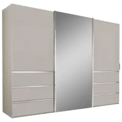 Schwebetürenschrank in Champagner