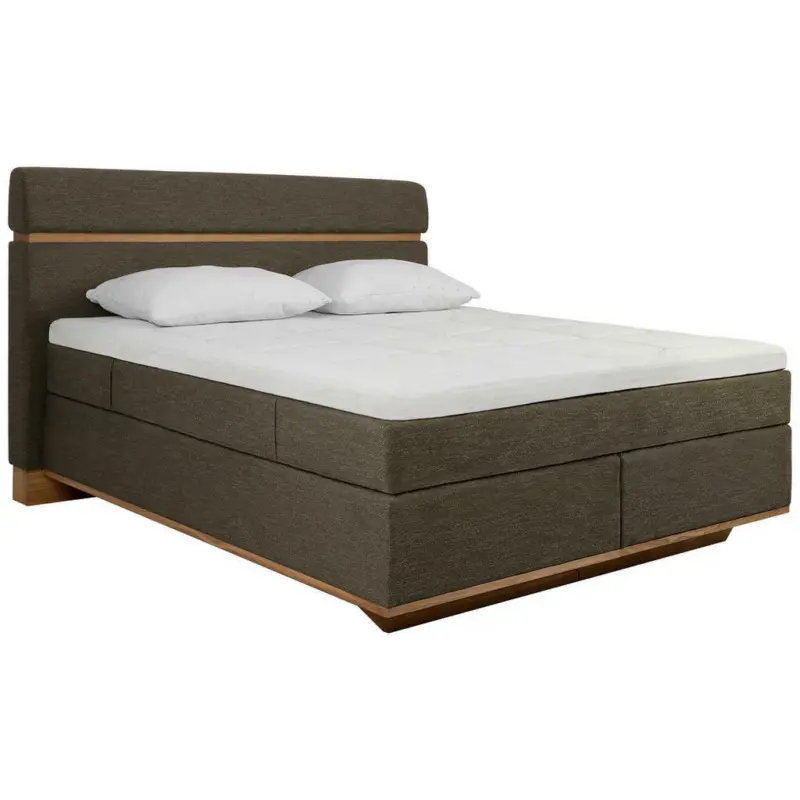 Boxspringbett 180/200 cm in Eichefarben