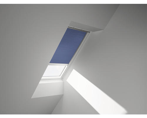 Velux Wabenplissee-Faltstore elektrisch nachtblau uni FMC FK04 1156SWL