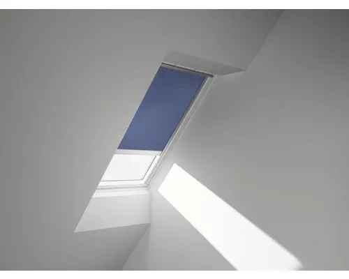 Velux Wabenplissee-Faltstore elektrisch nachtblau uni FMC S08 1156SWL