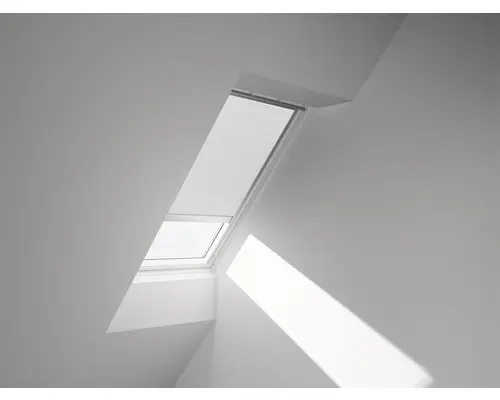 Velux Wabenplissee-Faltstore elektrisch weiß uni FMC UK10 1045SWL
