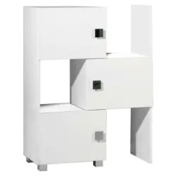 Badezimmerregal 47,0-78,0/101/34,5 cm