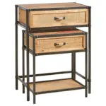 XXXLutz Lauterach - Ihr Möbelhaus bei Bregenz Beistelltischset in Holz, Metall 59,5/36,5/77 cm