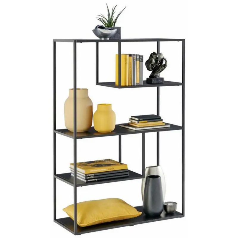 Regal 85/126/35 cm Schwarz