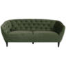 Chesterfield-Sofa in Samt Grün