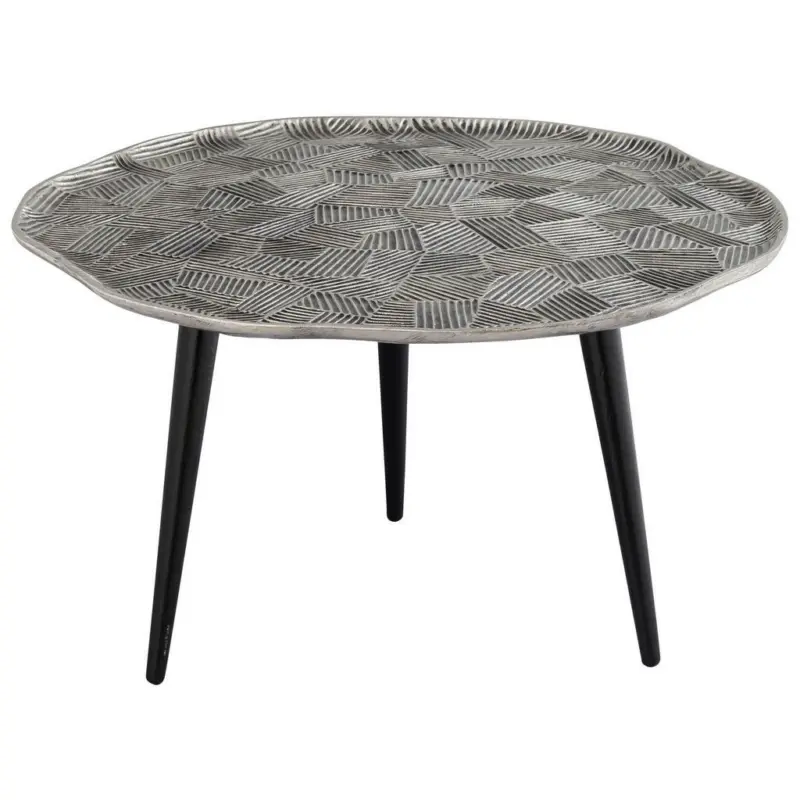 Couchtisch in Metall 75/75/44 cm