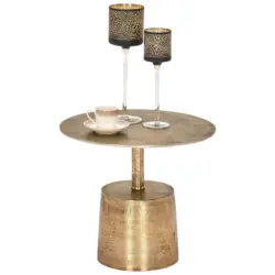 Beistelltisch in Metall 40,5/40,5/35 cm