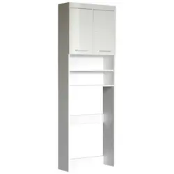 Waschmaschinenschrank in Wei&szlig;