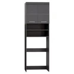 Waschmaschinenschrank in Grau