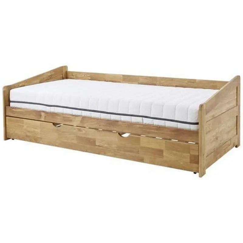 Ausziehbett 90/200 cm in Eichefarben