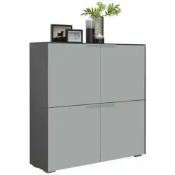 Schuhschrank 128/129,5/37,3 cm