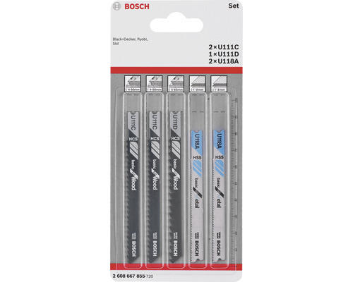 Universal Stichsägeblatt-Set Bosch Professional 5-tlg.