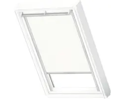VELUX Sichtschutzrollo weiß uni solarbetrieben Rahmen weiß RSL SK08 1028SWL