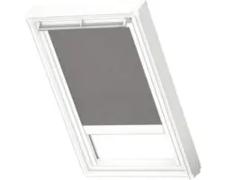 VELUX Sichtschutzrollos grau uni solarbetrieben Rahmen aluminium RSL U10 4161S