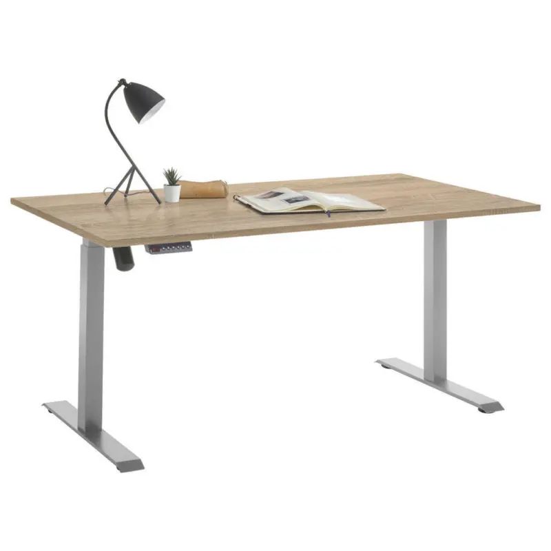 Schreibtisch höhenverstellbar, Kabeldurchlass, Memoryschalter