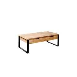 Couchtisch in Metall, Holzwerkstoff 118/59/40 cm