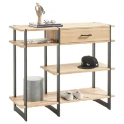 Konsolentisch in Holz, Metall 110/93,5/40 cm