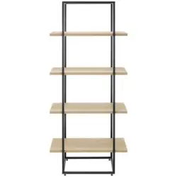 Regal 80/177/39 cm Anthrazit, Eichefarben