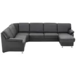 XXXLutz Lauterach - Ihr M&ouml;belhaus bei Bregenz Wohnlandschaft in Echtleder Anthrazit