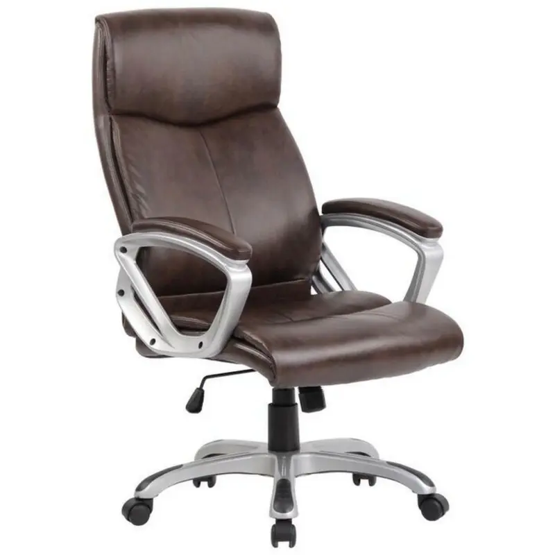 Chefsessel in Lederlook Braun