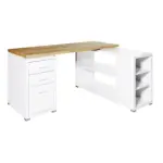 XXXLutz Lauterach - Ihr Möbelhaus bei Bregenz Eckschreibtisch 152,4/120/75,3 cm in Weiß, Eichefarben