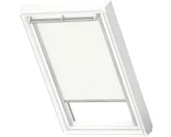 VELUX Sichtschutzrollo weiß uni elektrisch Rahmen weiß RML MK04 1028SWL